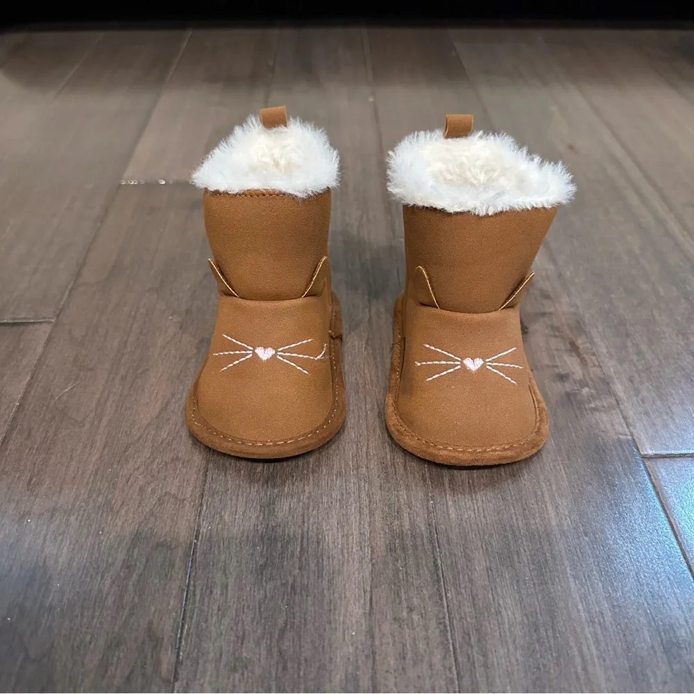 Carters‎ Kitty Animal Boots Size 0-3 months NWOT